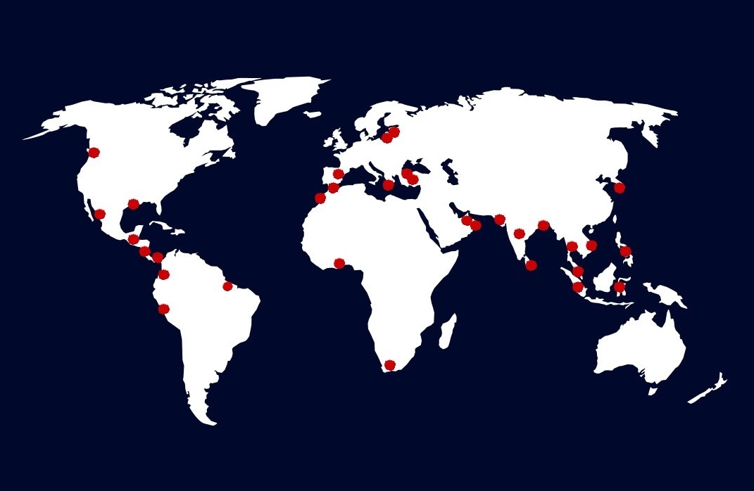 Keshar Marine Global Map